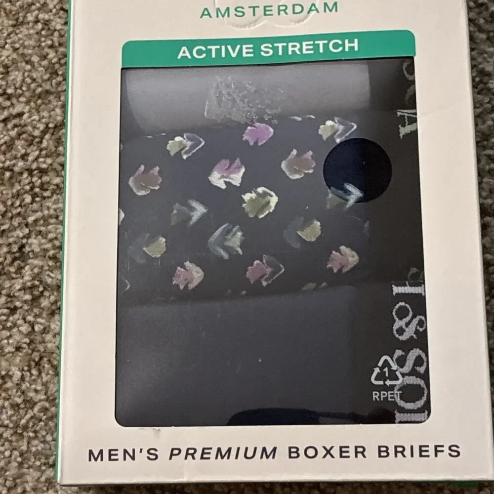 Scotch & Soda Amsterdam 3-Pack Active Stretch Boxer Briefs - Size Medium NEW
